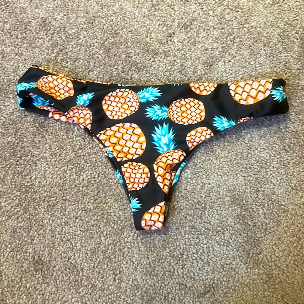 Pineapple bikini bottoms small